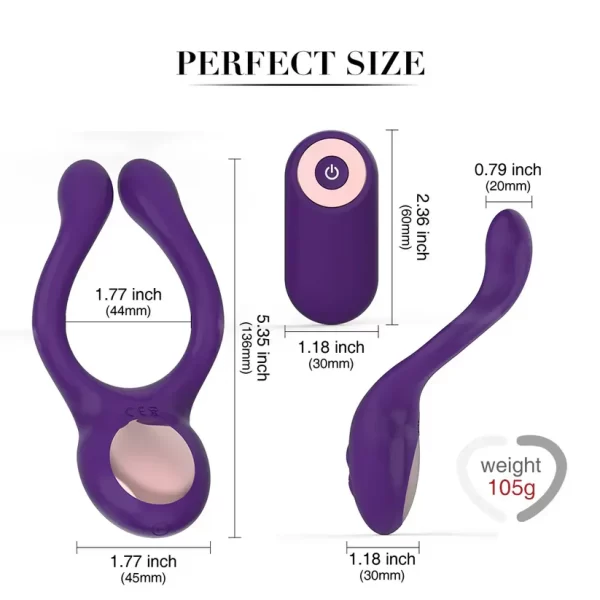 Tryst Massager - Cock Ring for Couple