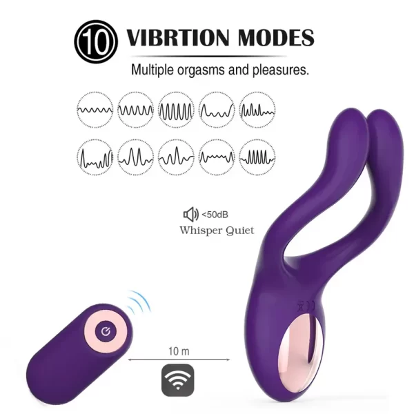Tryst Massager - Cock Ring for Couple