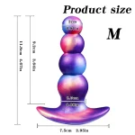 Anchor T - Large Silicone Anal Beads