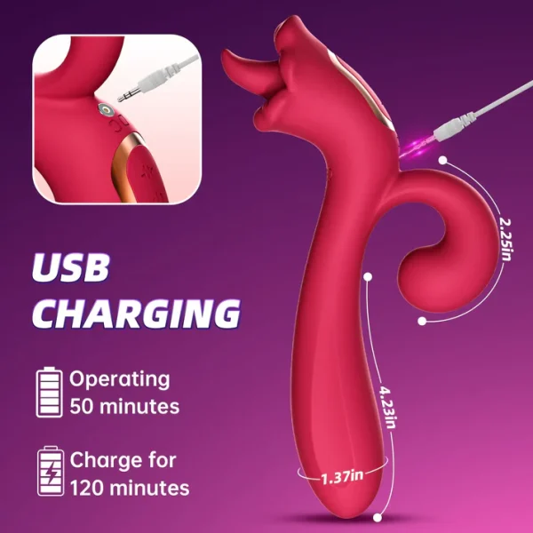 Anesidora 2026 New Upgraded Rose Tongue Rabbit