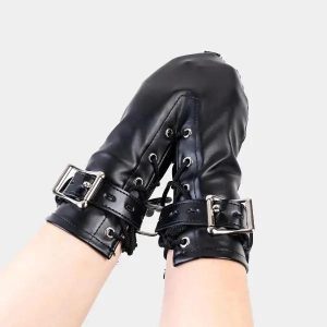 Anesidora Hand Restraint Gloves Pu Leather