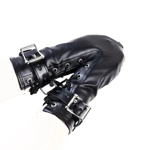 Anesidora Hand Restraint Gloves Pu Leather (1)