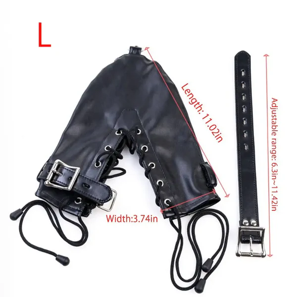 Anesidora Hand Restraint Gloves Pu Leather