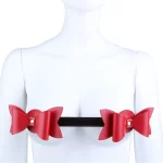 Christmas Bondage Bra With Spike Nipple Stimulation