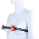 Christmas Bondage Bra With Spike Nipple Stimulation