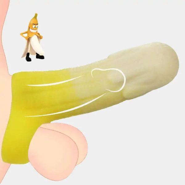 Banana Cock Sleeve - Soft Silicone 3 Sizes