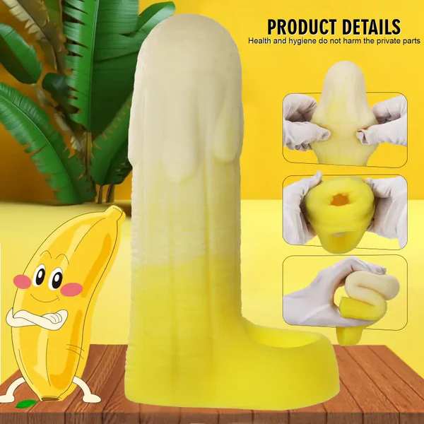 Banana Cock Sleeve - Soft Silicone 3 Sizes