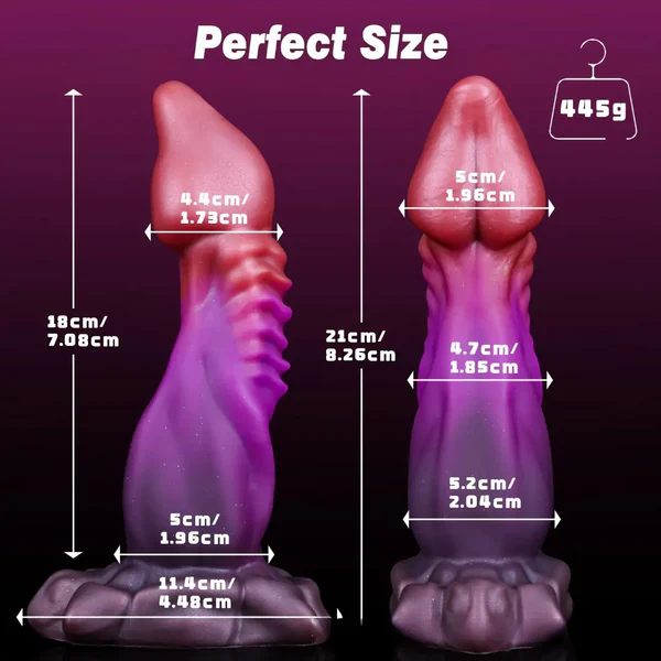 Big Glans Beast - Curved Dildo 8 Inches