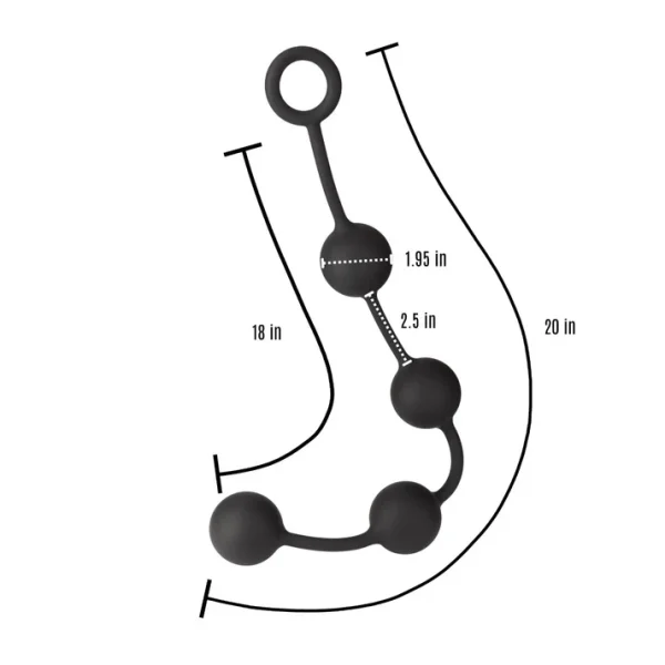 Cannonball - Large Pull up Anal Beads