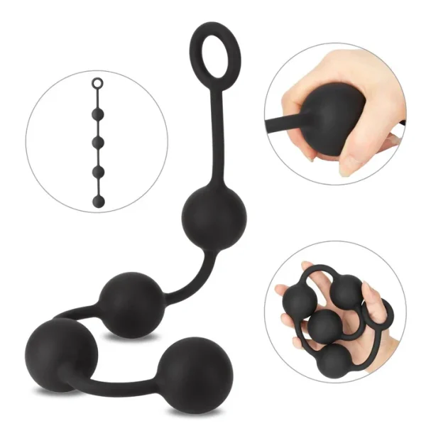 Cannonball - Large Pull up Anal Beads