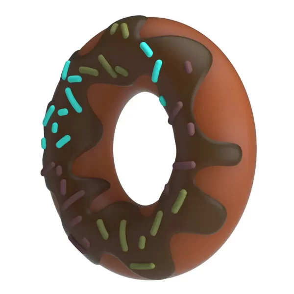 Choco Donut  - Cute Silicone Cock Ring