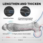 Cobra - Transparent Snake Textured Penis Sleeve