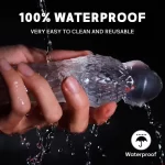 Cobra - Transparent Snake Textured Penis Sleeve