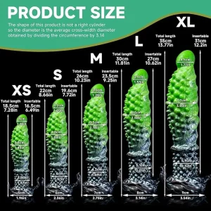 Diseased Deceiver - Plague Dragon Dildo 5 Sizes