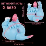 Dino Maw Blue Fantasy Masturbator Toy