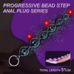 Dragonscale - Textured Anal Beads 16 Inches