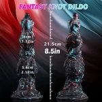 Phantylia - Black Dragon Dildo 8.5 Inches