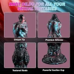 Phantylia - Black Dragon Dildo 8.5 Inches