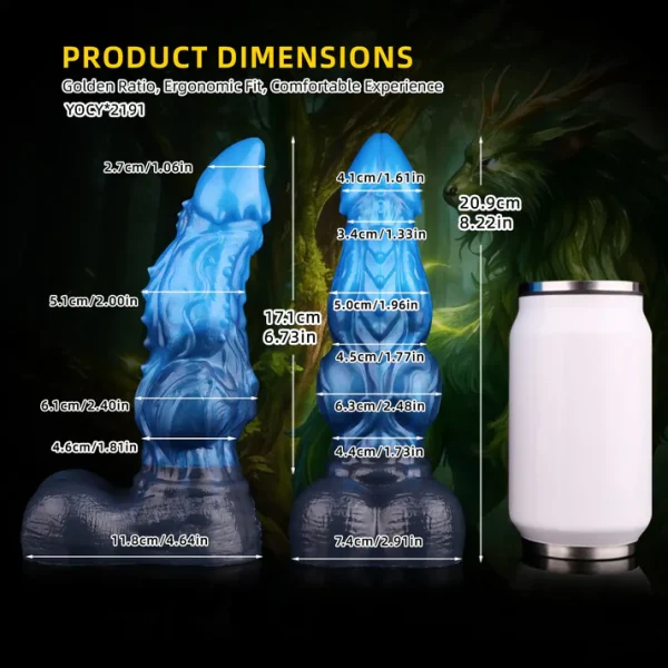 Magidragon Series - Dual Density Dildo 9 Inches