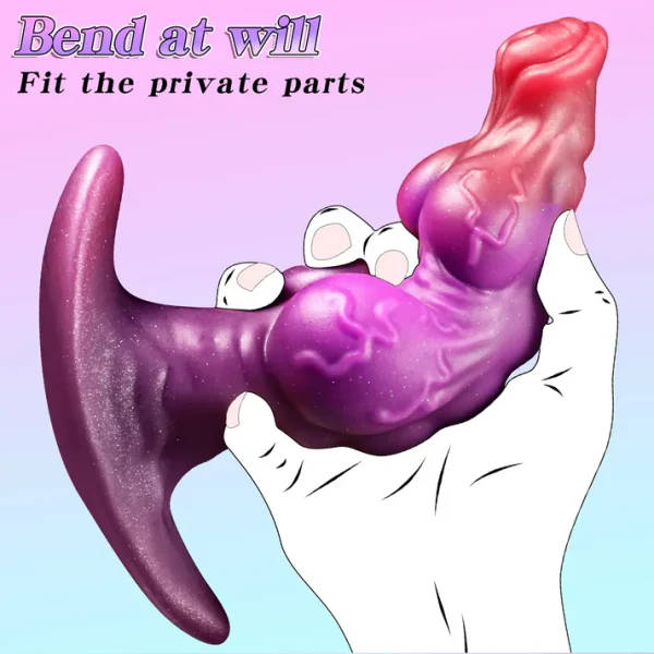 Canine - Knotted Design Butt Plug 4.6 Inches