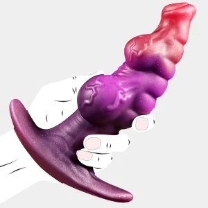 Canine - Knotted Design Butt Plug 4.6 Inches