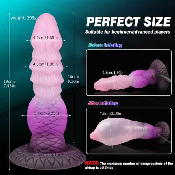 Goblin Shark - Creature Inflatable Dildo 7.5 Inches