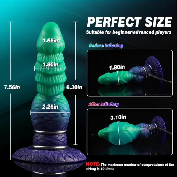Goblin Shark - Creature Inflatable Dildo 7.5 Inches