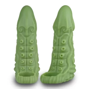 Green Kraken - Creature Cock Sleeve 6.49 Inches