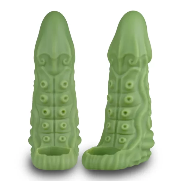 Green Kraken - Creature Cock Sleeve 6.49 Inches