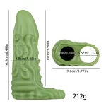 Green Kraken - Creature Cock Sleeve 6.49 Inches