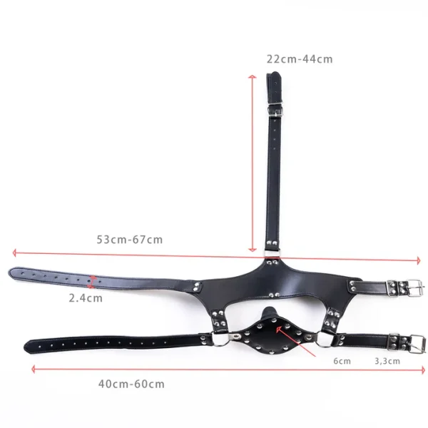 Anesidora Headband Cover Style Dildo Mask