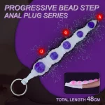 Kraken - Crystal Anal Beads​ 14 Inches