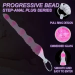 Kraken - Crystal Anal Beads​ 14 Inches