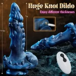 Lazuli - Blue Dragon Head Thrusting Dildo 9.5 Inches