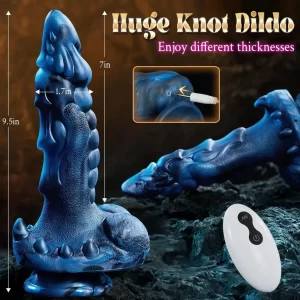 Blue Dragon Head Thrusting Dildo