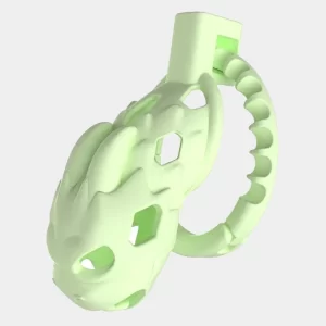 Mech Dragon - Fluorescent Green Male Cock Cage