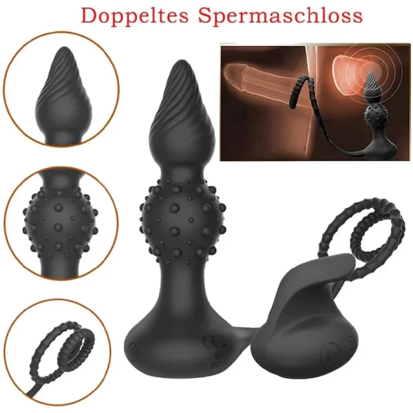 Meteor Hammer - Butt Plug Prostate With Cock Ring