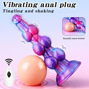 Nozdormu - Vibrating Knotted Dragon Dildo 7.09 Inches