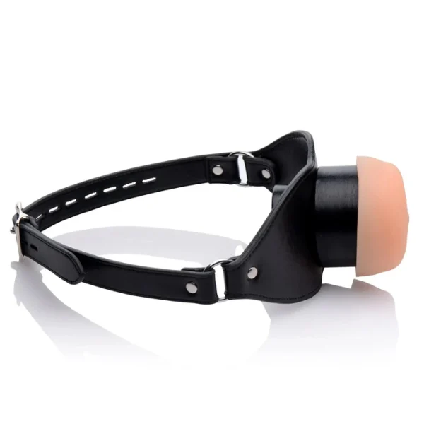 Pocket Pussy Gag for Bdsm Adjustable Design