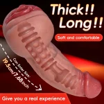 Real Feel - 2 in 1 Pocket Pussy Dildo