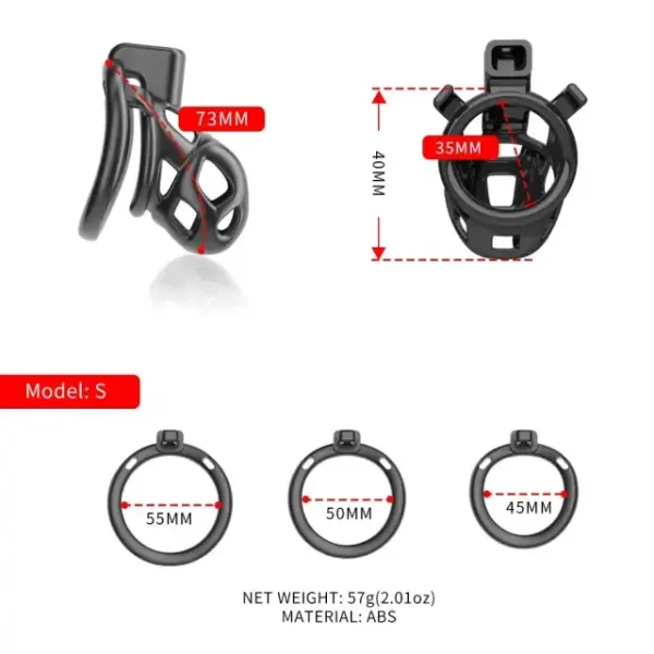 Sevanda - Black Chastity Cage