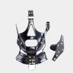 Skull - Face Harness Dildo Mask