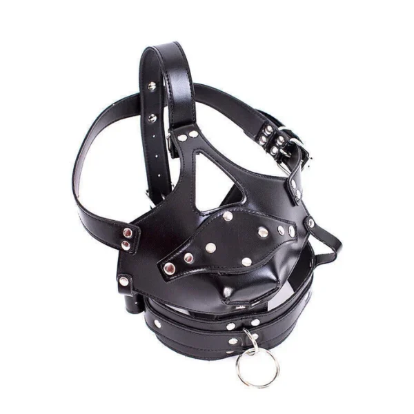 Skull - Face Harness Dildo Mask