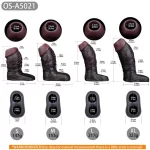 Spineless Penissleeve - Girthy Black 4 Sizes