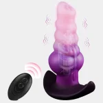 Violet - Vibrating Canine Dildo Plug