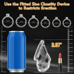 Anesidora Rubber Cock Cage - Soft  & Flexible