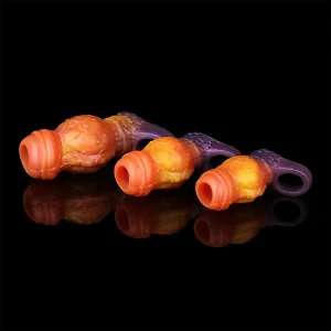 Ash – Fire Canine Textured Cock Sleeve (1)