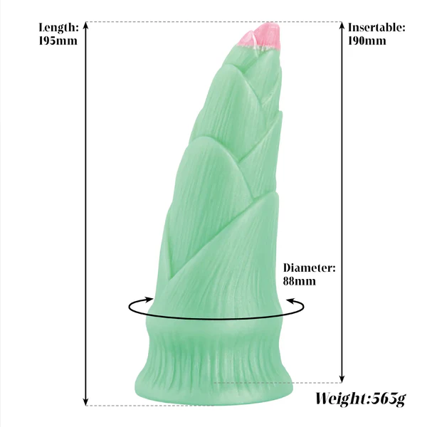 Baby Bamboo - Curved Tip Veggie Dildo 7.6 Inches