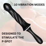 Black Spiked Mace - Handheld Vibrator
