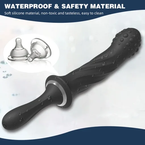 Black Spiked Mace - Handheld Vibrator